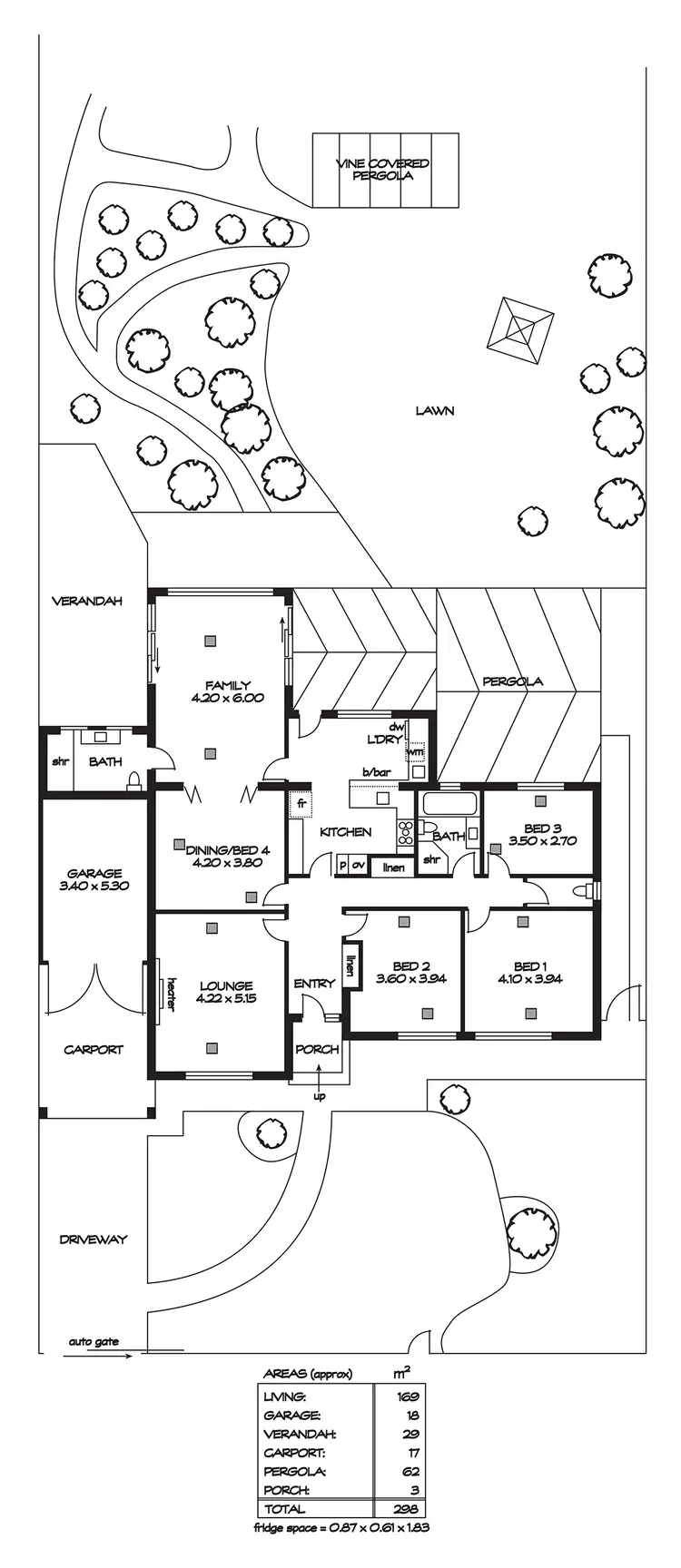 Floorplan of Homely house listing, 4 Heath Avenue, Manningham SA 5086
