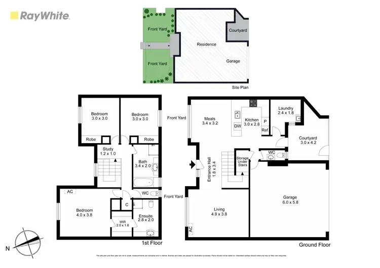 Floorplan of Homely townhouse listing, 3/18 Tulloch Grove, Glen Waverley VIC 3150