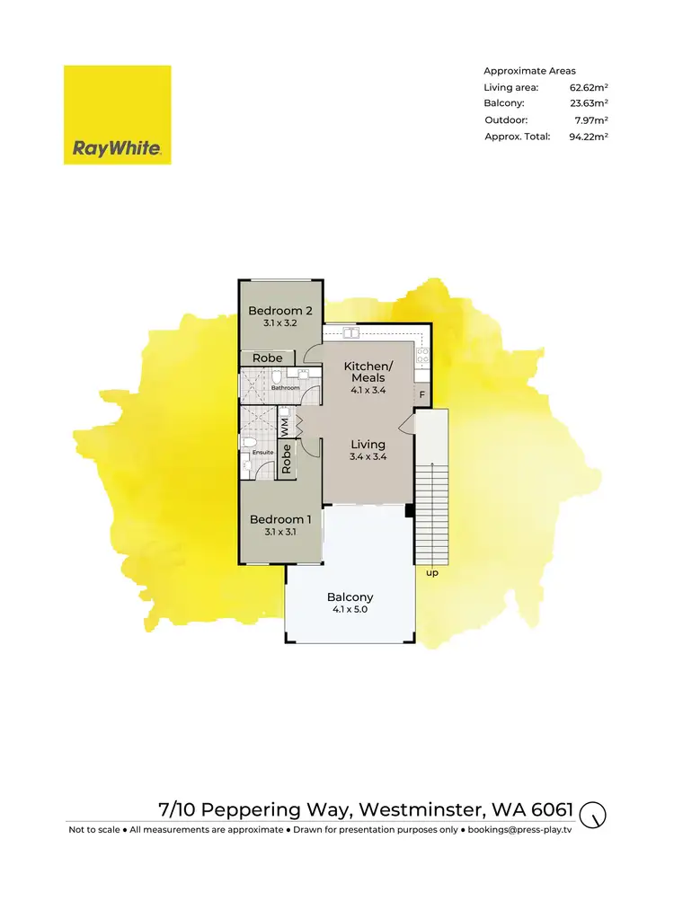 Floorplan of Homely house listing, 7/10 Peppering Way, Westminster WA 6061