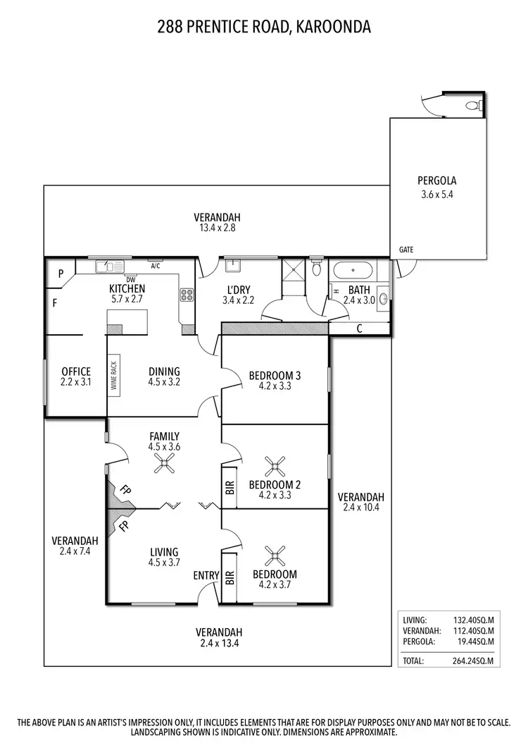 Floorplan of Homely rural property listing, 288 Prentice Road, Karoonda SA 5307