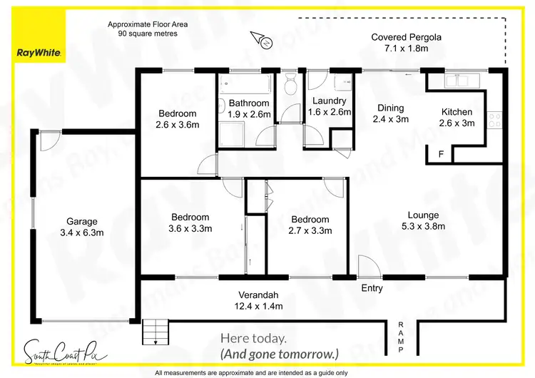 Floorplan of Homely house listing, 1 Ibis Place, Catalina NSW 2536