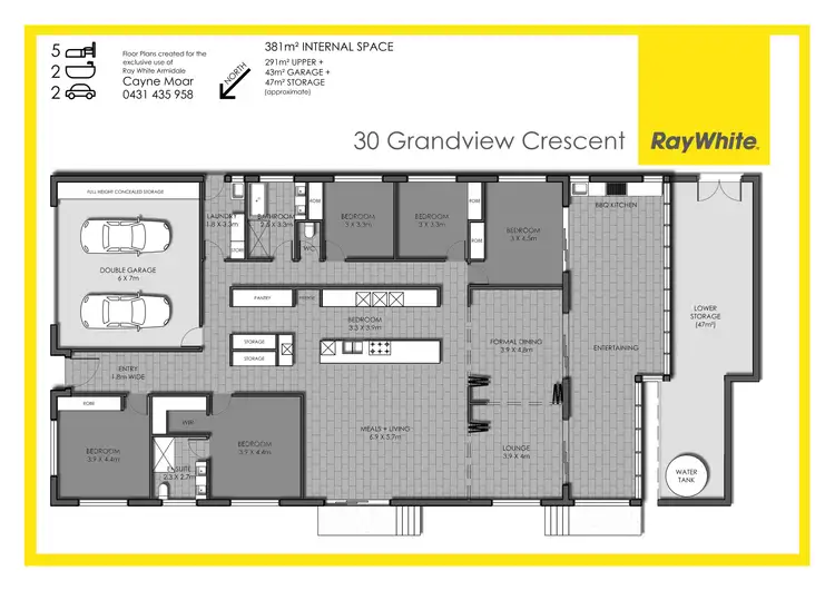 Floorplan of Homely house listing, 30 Grandview Crescent, Armidale NSW 2350