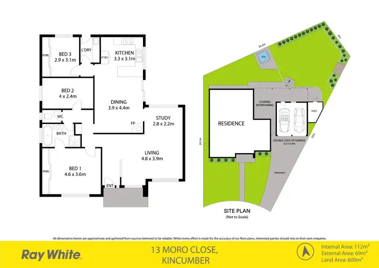 Floorplan of Homely house listing, 13 Moro Close, Kincumber NSW 2251
