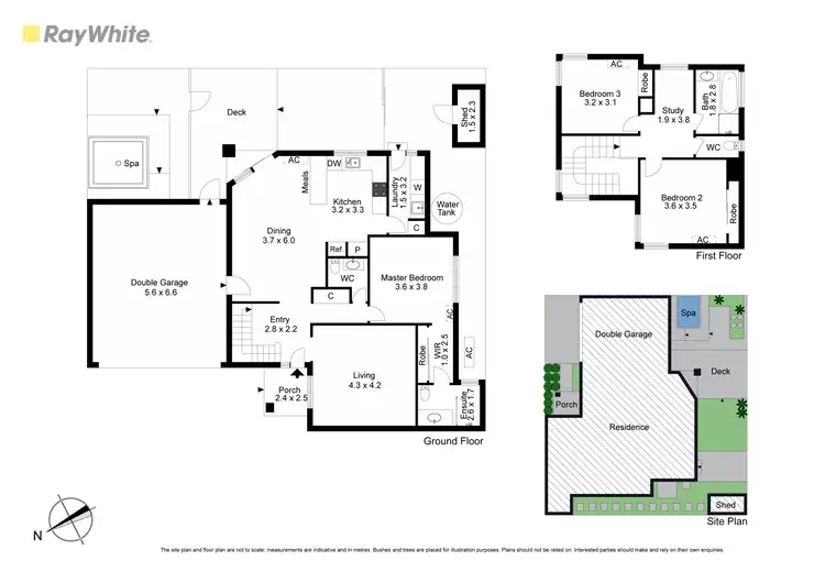 Floorplan of Homely townhouse listing, 2/76 Scotsburn Avenue, Clayton VIC 3168