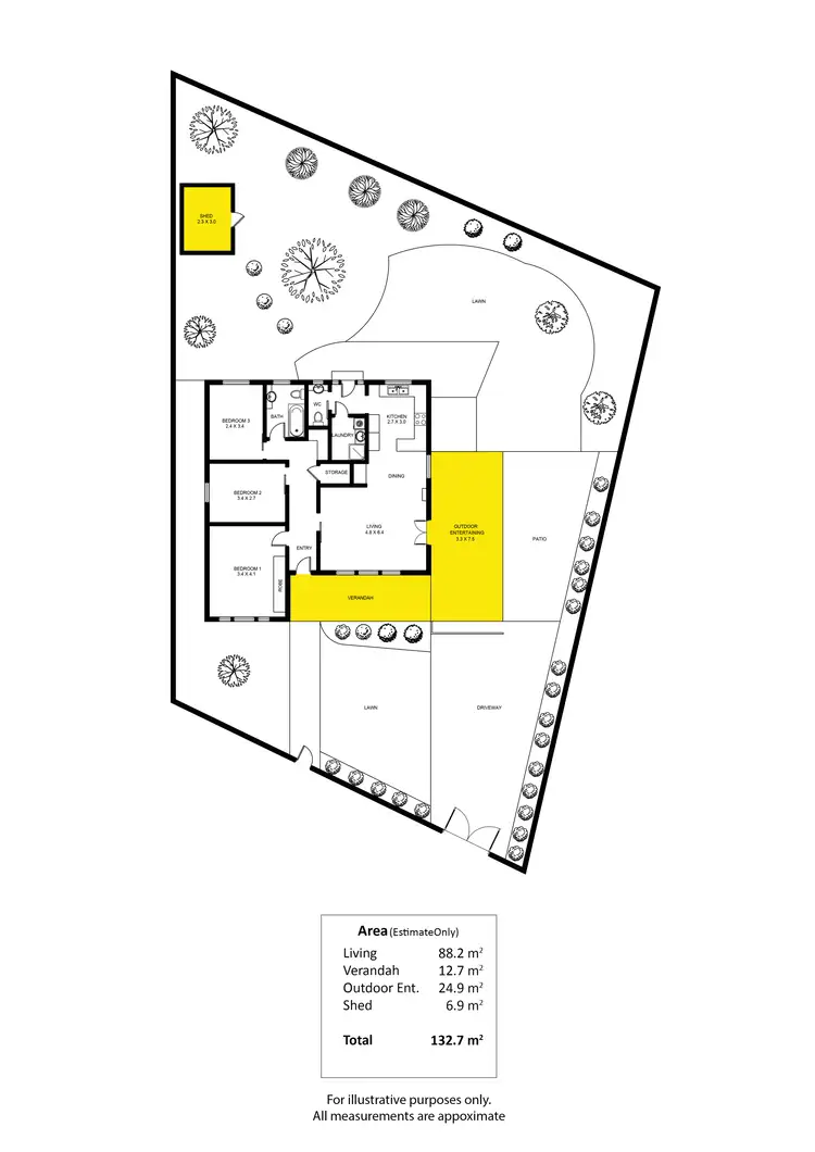 Floorplan of Homely house listing, 5 Hill Place, Richmond SA 5033
