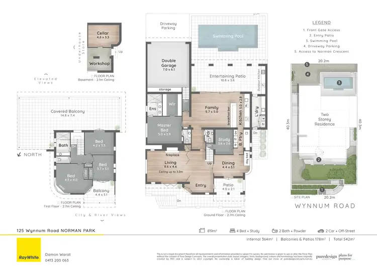 Floorplan of Homely house listing, 125 Wynnum Road, Norman Park QLD 4170