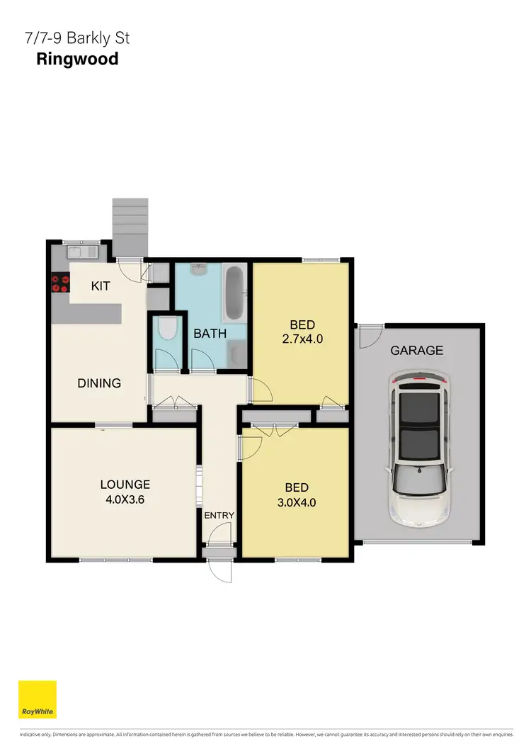 Floorplan of Homely unit listing, 7/7-9 Barkly Street, Ringwood VIC 3134