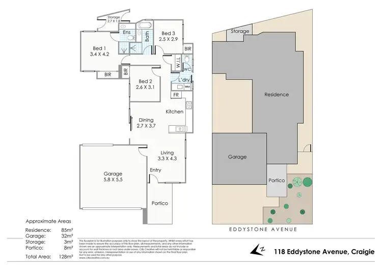 Floorplan of Homely house listing, 118 Eddystone Avenue, Craigie WA 6025