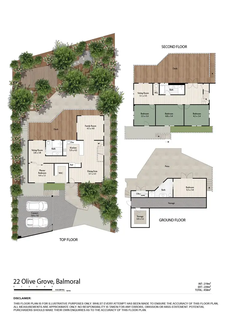 Floorplan of Homely house listing, 22 Olive Grove, Balmoral QLD 4171
