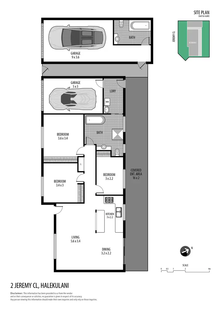 Floorplan of Homely house listing, 2 Jeremy Close, Budgewoi NSW 2262