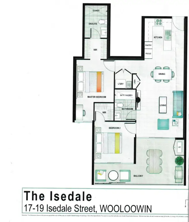 Floorplan of Homely unit listing, 408/19 Isedale Street, Wooloowin QLD 4030