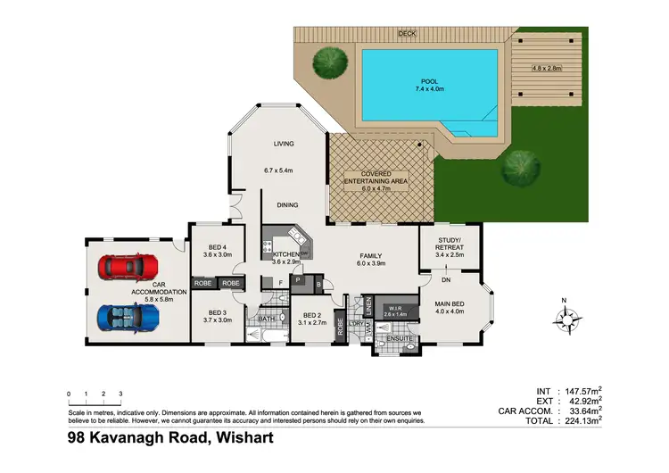 Floorplan of Homely house listing, 98 Kavanagh Road, Wishart QLD 4122