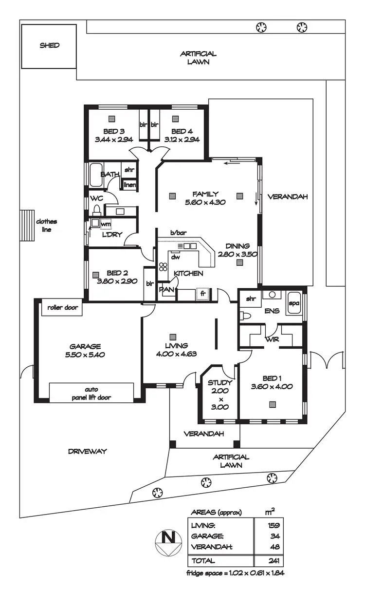 Floorplan of Homely house listing, 25 Galda Way, Munno Para SA 5115