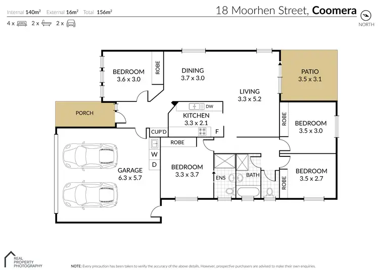 Floorplan of Homely house listing, 18 Moorhen Street, Coomera QLD 4209