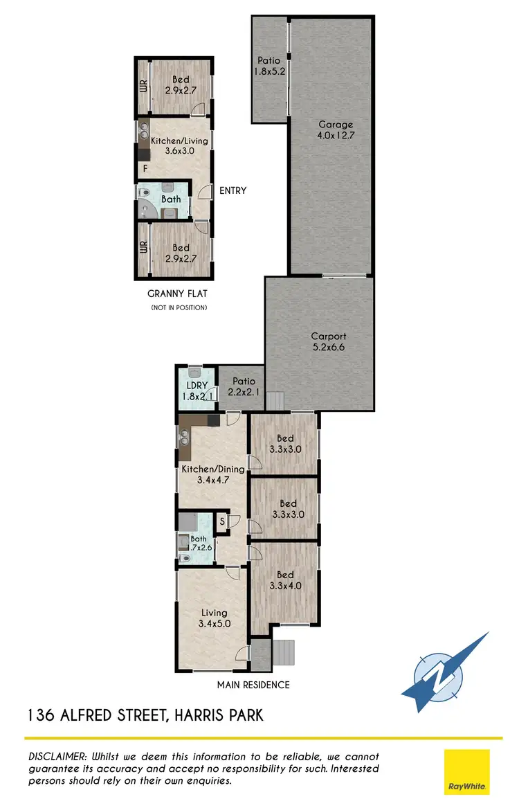 Floorplan of Homely house listing, 136 Alfred Street, Harris Park NSW 2150