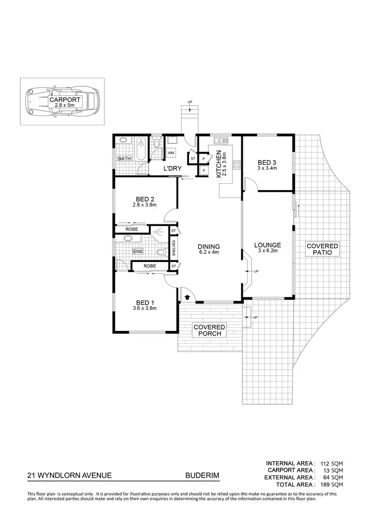 Floorplan of Homely house listing, 21 Wyndlorn Avenue, Buderim QLD 4556