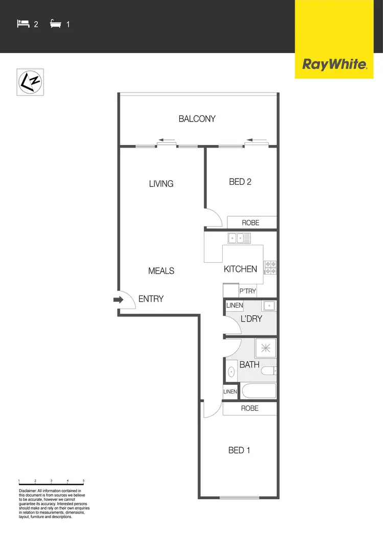 Floorplan of Homely unit listing, 20/16 David Miller Crescent, Casey ACT 2913