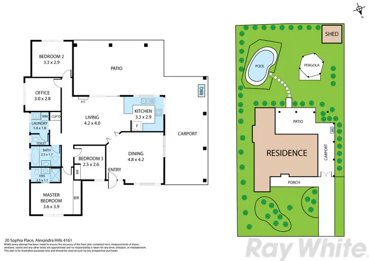 Floorplan of Homely house listing, 20 Sophia Place, Alexandra Hills QLD 4161
