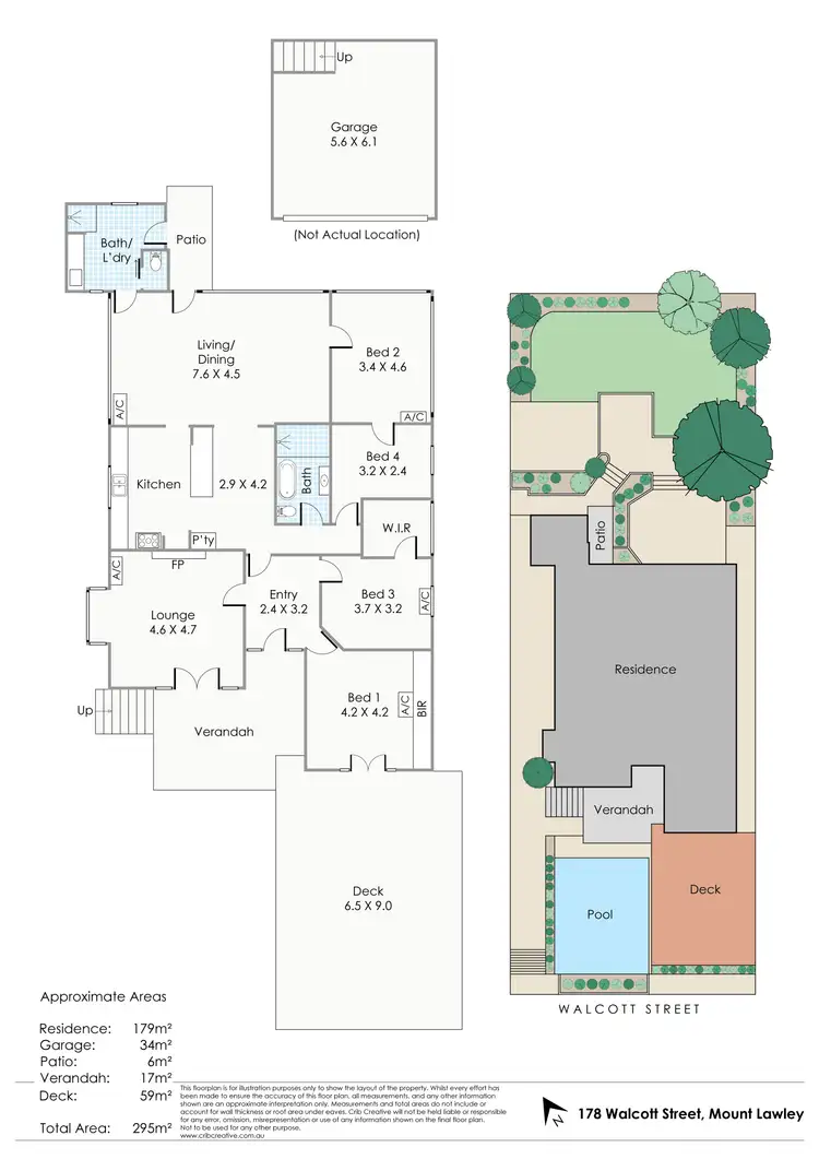 Floorplan of Homely house listing, 178 Walcott Street, Mount Lawley WA 6050