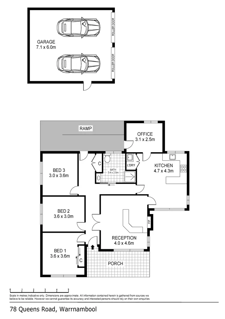 Floorplan of Homely house listing, 78 Queens Road, Warrnambool VIC 3280