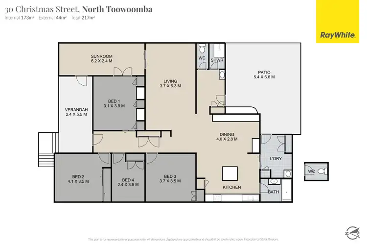 Floorplan of Homely house listing, 30 Christmas Street, North Toowoomba QLD 4350