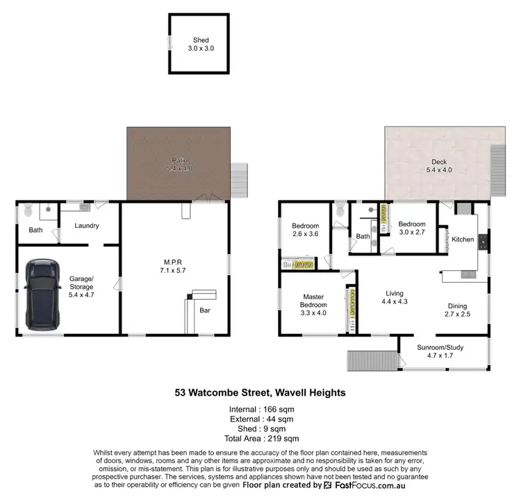Floorplan of Homely house listing, 53 Watcombe Street, Wavell Heights QLD 4012