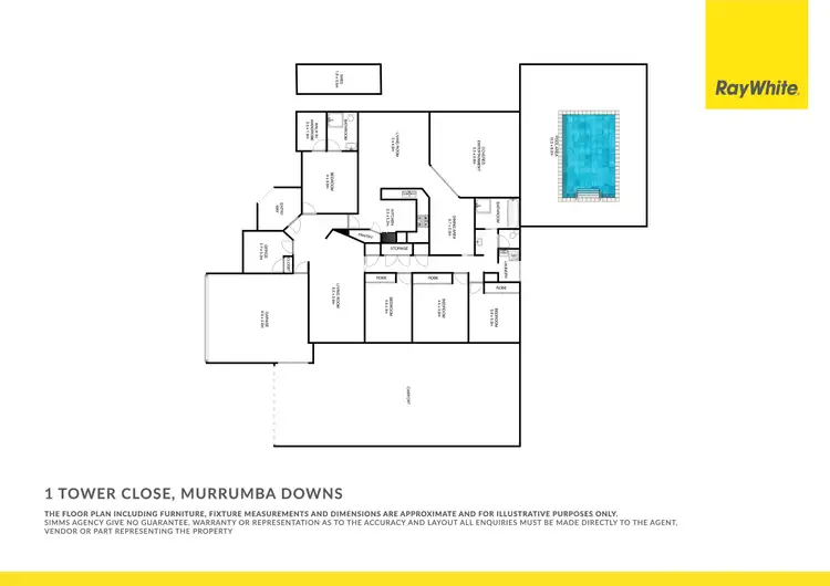 Floorplan of Homely house listing, 1 Tower Close, Murrumba Downs QLD 4503