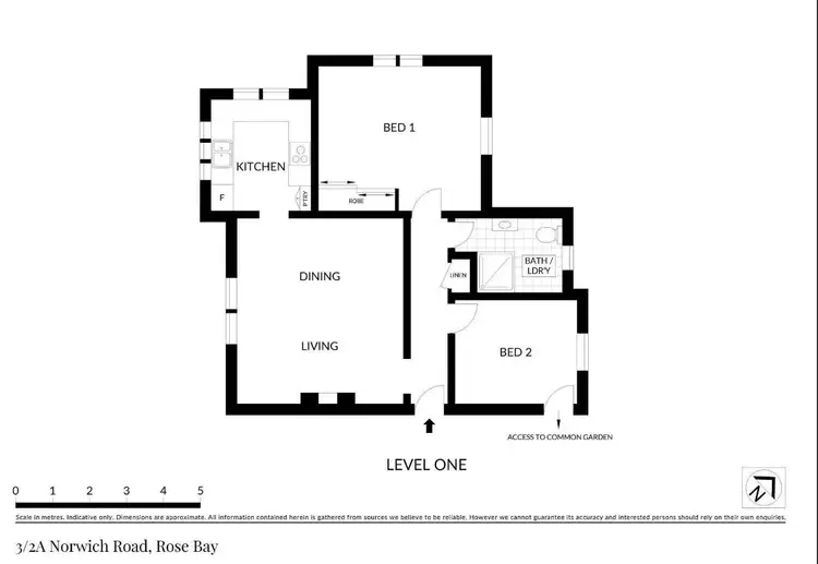Floorplan of Homely apartment listing, 3/2A Cnr Norwich and Richmond Road, Rose Bay NSW 2029