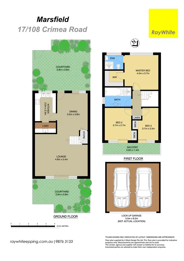 Floorplan of Homely townhouse listing, 17/108 Crimea Road, Marsfield NSW 2122