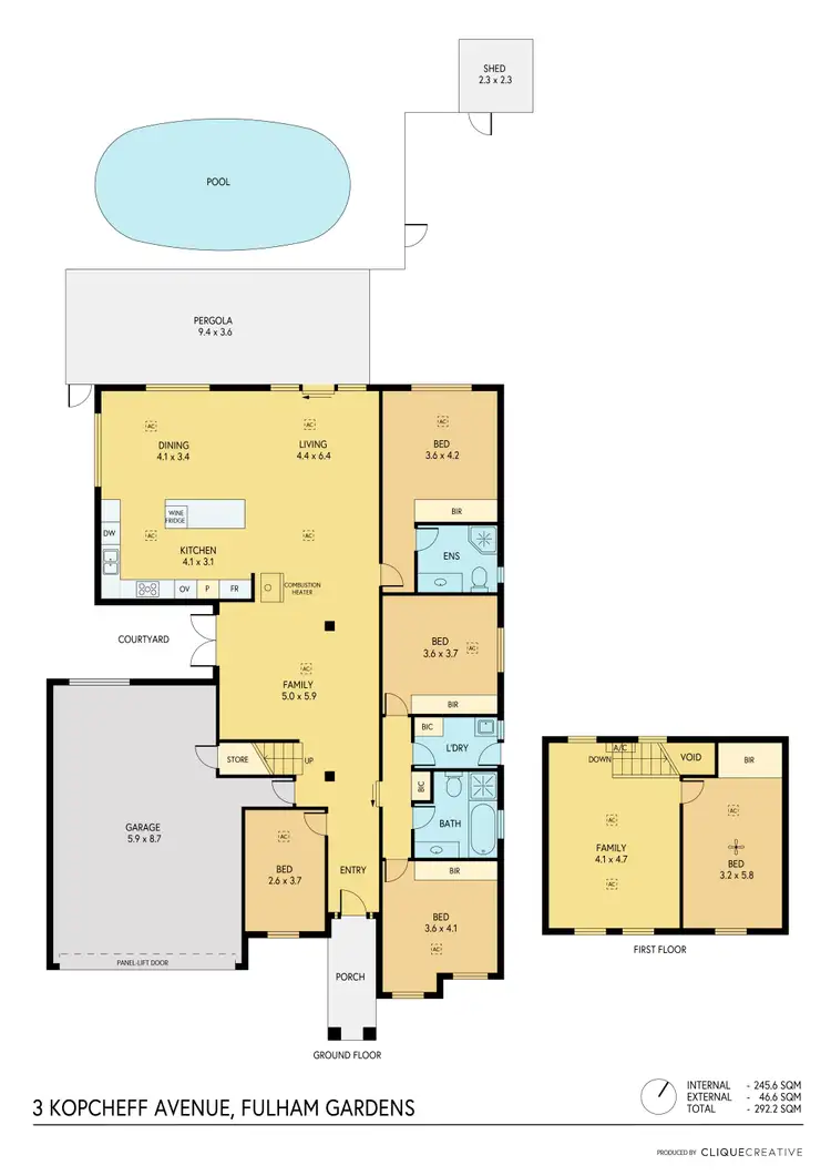 Floorplan of Homely house listing, 3 Kopcheff Avenue, Fulham Gardens SA 5024