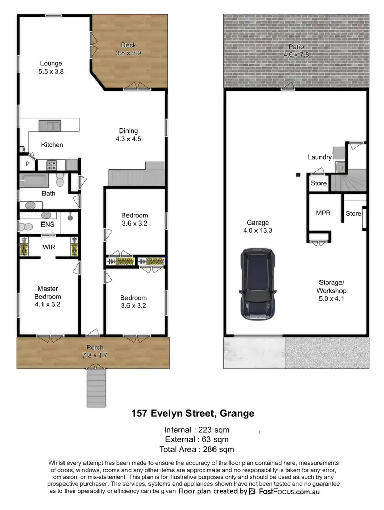 Floorplan of Homely house listing, 157 Evelyn Street, Grange QLD 4051