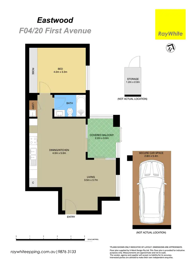 Floorplan of Homely apartment listing, F04/20 First Avenue, Eastwood NSW 2122