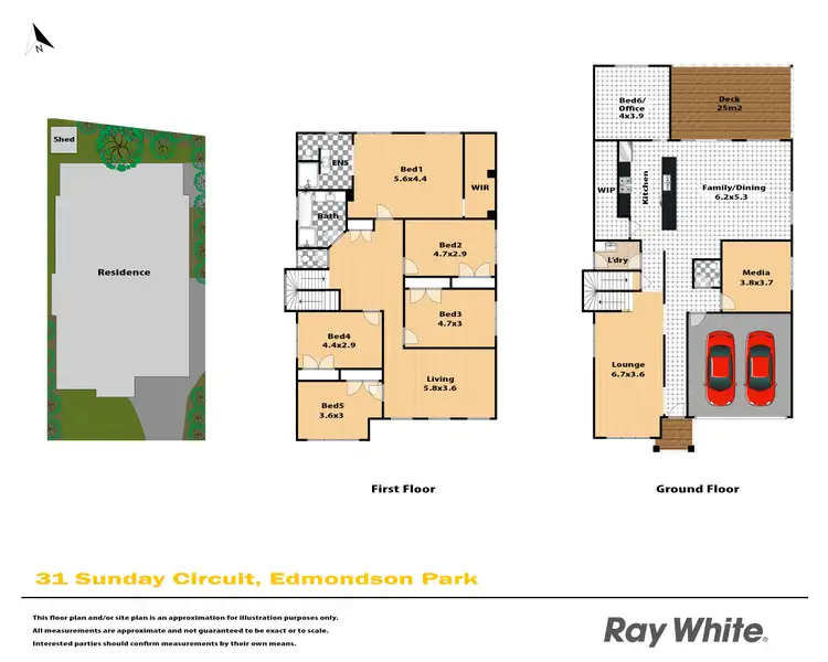 Floorplan of Homely house listing, 31 Sunday Circuit, Edmondson Park NSW 2174