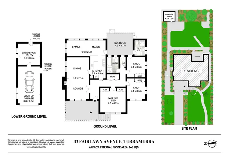 Floorplan of Homely house listing, 33 Fairlawn Avenue, Turramurra NSW 2074