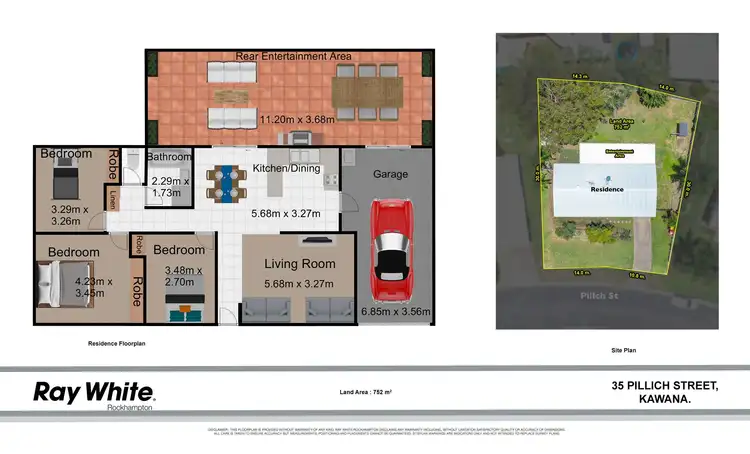 Floorplan of Homely house listing, 35 Pillich Street, Kawana QLD 4701