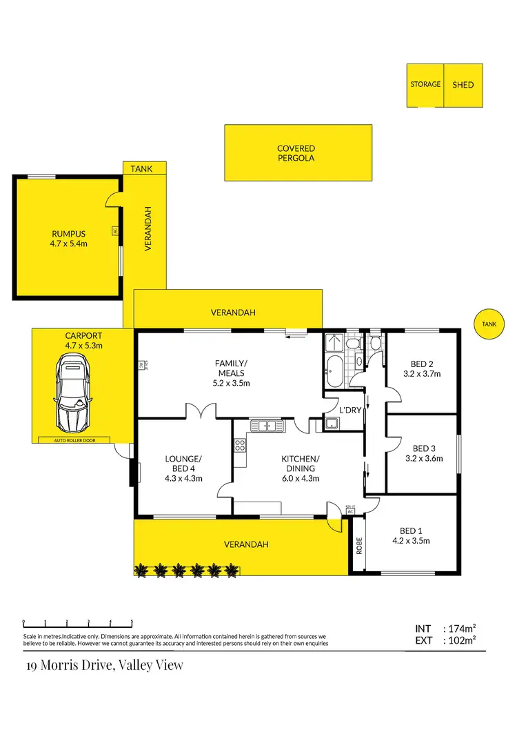 Floorplan of Homely house listing, 19 Morris Drive, Valley View SA 5093