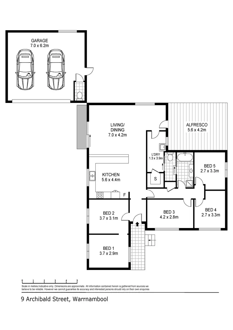 Floorplan of Homely house listing, 9 Archibald Street, Warrnambool VIC 3280