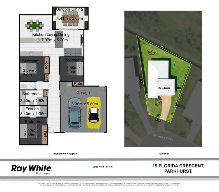 Floorplan of Homely house listing, 19 Florida Crescent, Parkhurst QLD 4702