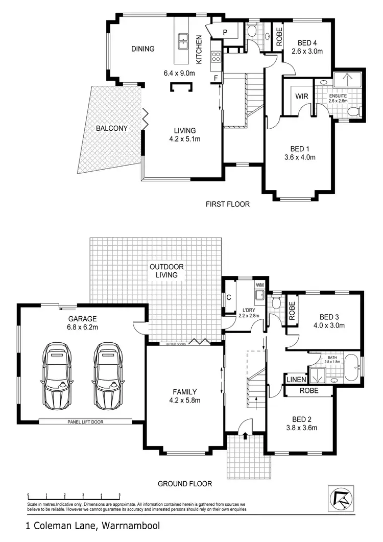 Floorplan of Homely house listing, 1 Coleman Lane, Warrnambool VIC 3280