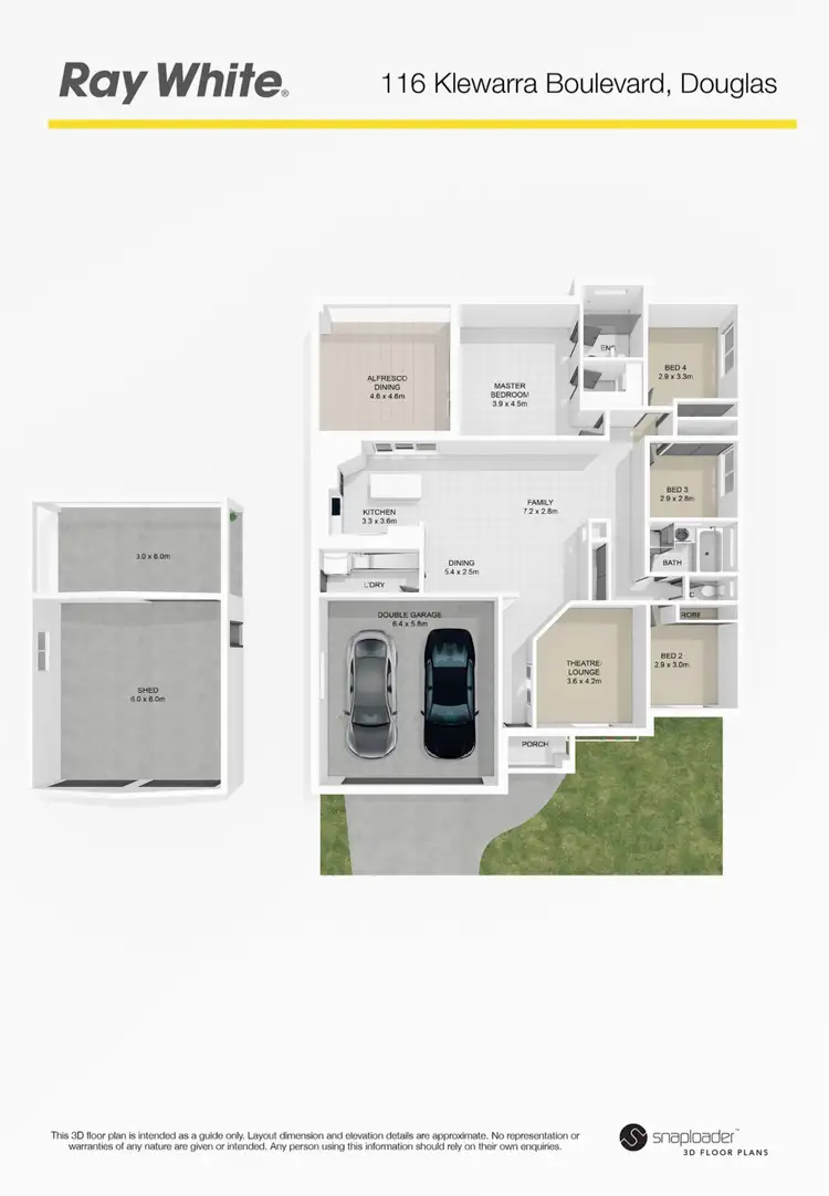Floorplan of Homely house listing, 116 Klewarra Boulevard, Douglas QLD 4814