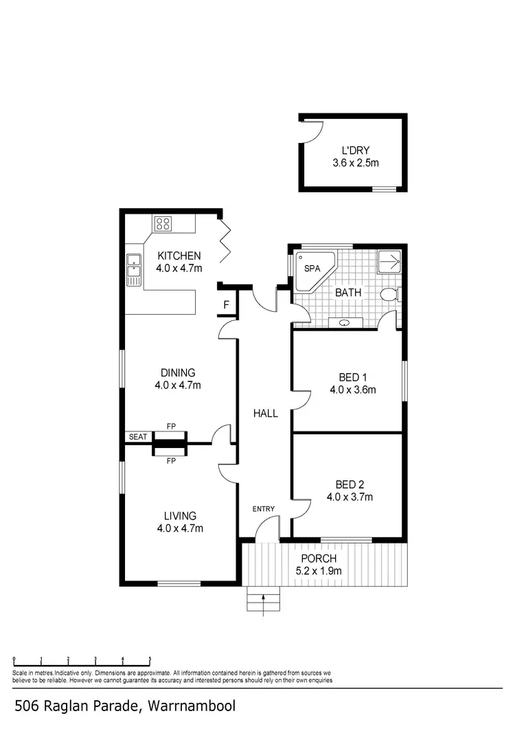 Floorplan of Homely house listing, 506 Raglan Parade, Warrnambool VIC 3280
