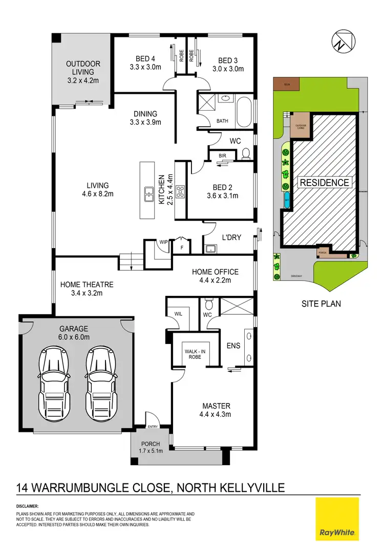 Floorplan of Homely house listing, 14 Warrumbungle Close, North Kellyville NSW 2155