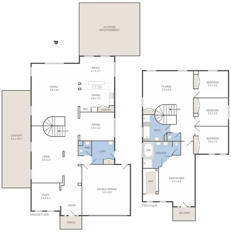 Floorplan of Homely house listing, 1 Eagle Street, Werribee VIC 3030