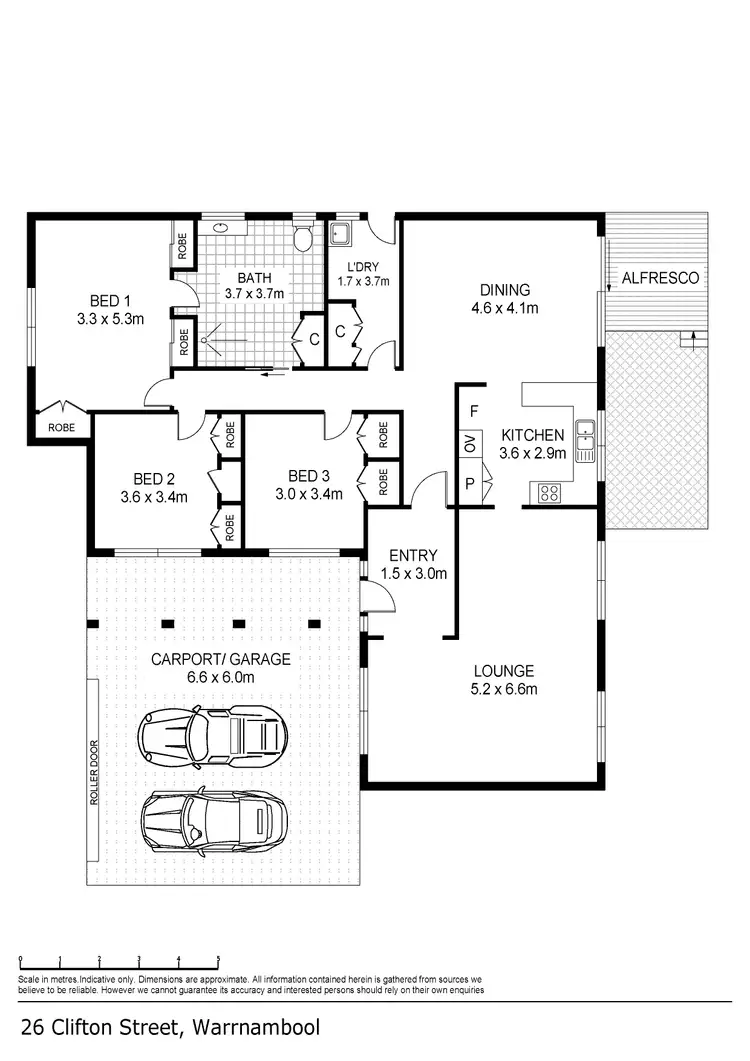 Floorplan of Homely house listing, 26 Clifton Street, Warrnambool VIC 3280