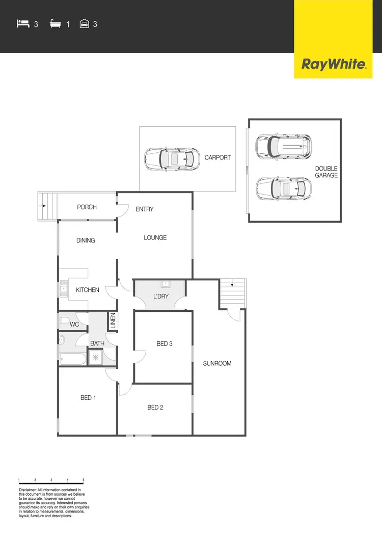Floorplan of Homely house listing, 5 Weber Place, Holt ACT 2615