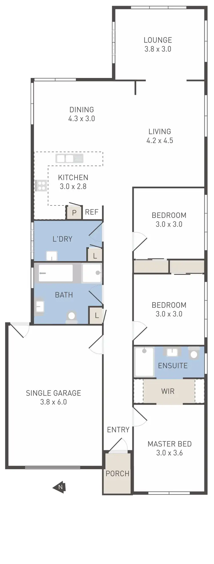 Floorplan of Homely house listing, 28 Giselle Grove, Tarneit VIC 3029