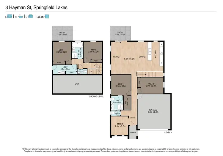 Floorplan of Homely house listing, 3 Hayman Street, Springfield Lakes QLD 4300