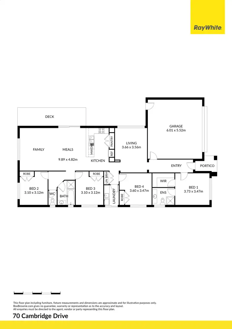 Floorplan of Homely house listing, 70 Cambridge Drive, Mansfield VIC 3722