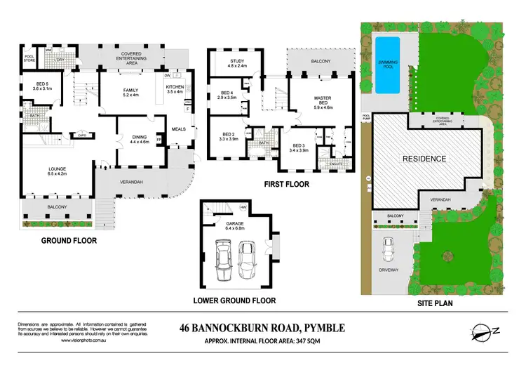Floorplan of Homely house listing, 46 Bannockburn Road, Pymble NSW 2073
