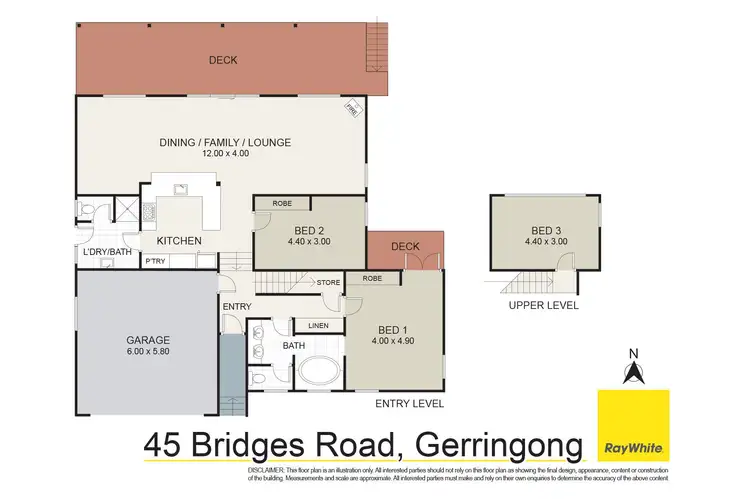 Floorplan of Homely house listing, 45 Bridges Road, Gerringong NSW 2534